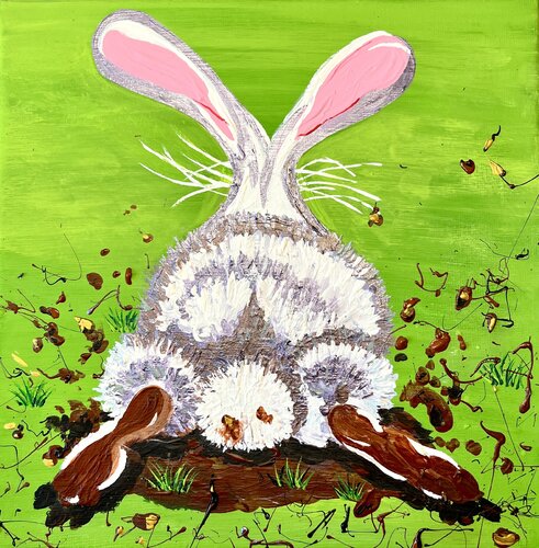 „Dig. Chill. Repeat.“ de Laura Isabel Koch, Pintura a la venta en Singulart