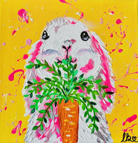 „Joy in Yellow“ by Laura Isabel Koch, Painting for Sale on Singulart