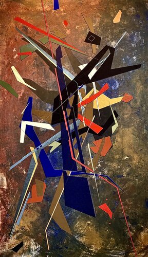 Danse cosmique von Sébastien ZANELLO, Malerei kaufen auf Singulart