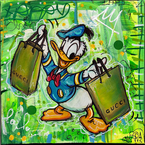 Minnie Pop Art Luxe Tableau Street Art Moderne Unique by Priscilla Vettese, Painting for Sale on Singulart