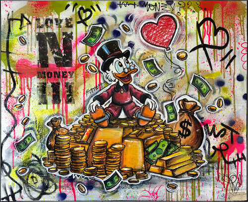 Love N Money 3 de Priscilla Vettese, Pintura a la venta en Singulart