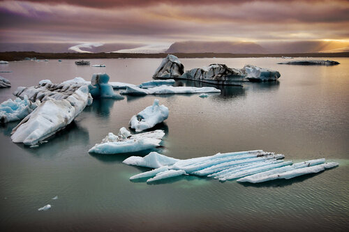 Glacier's Blues di Cezary Filew, Fotografia in vendita su Singulart