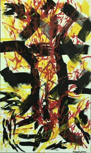 “Kundalini Rising Breaks Jacob’s Ladder” by Fred Phillips a.k.a Parhelion, Painting for Sale on Singulart