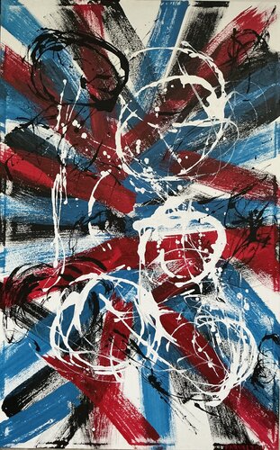 “Tempus F̶u̶g̶i̶t̶ Fuckit” by Fred Phillips a.k.a Parhelion, Painting for Sale on Singulart