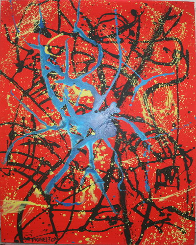 "Earth Air Fire Water" di Fred Phillips a.k.a Parhelion, Pittura in vendita su Singulart