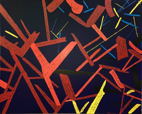 "Shards of A Summer Evening" by Fred Phillips a.k.a Parhelion, Painting for Sale on Singulart