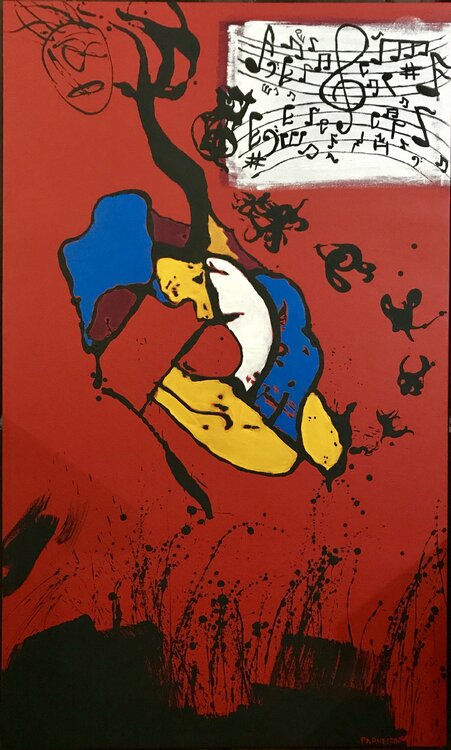 “The Jazz Musician (Black Man With a Horn)” Fred Phillips a.k.a Parhelion