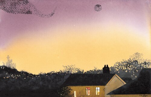BLACK ROOF COUNTRY...2 by Stephen Alpe, Painting for Sale on Singulart