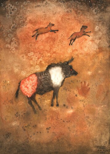 RED AUROCH de Stephen Alpe, Pintura a la venta en Singulart