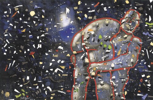 EL LUTA CONTINUA...ENDGAME von Stephen Alpe, Malerei kaufen auf Singulart