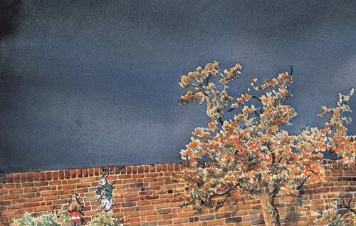 GOLDEN BROWN...BEFORE THE STORM von Stephen Alpe, Malerei kaufen auf Singulart