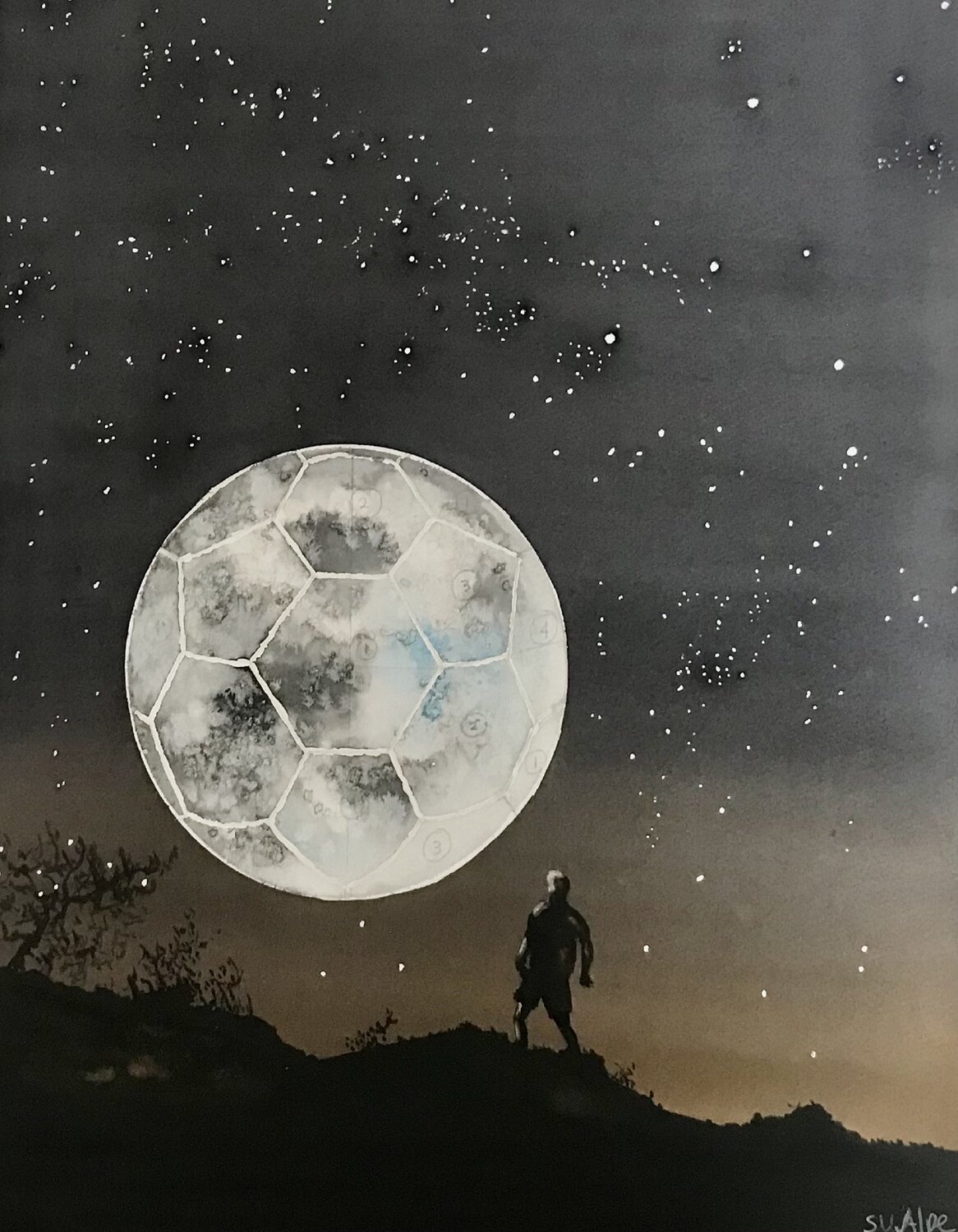 BLUE MOON...ON MONDAY Stephen Alpe