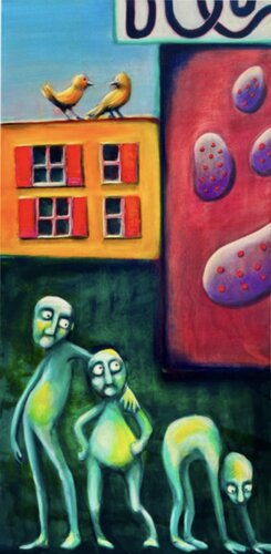 Ein Tag im September 1 di Katja Reichert, Pittura in vendita su Singulart