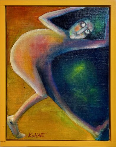 Uncomfortable Positions I von Katja Reichert, Malerei kaufen auf Singulart