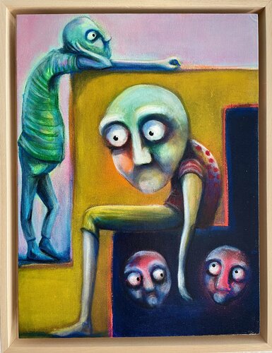 Waiting 1 by Katja Reichert, Painting for Sale on Singulart