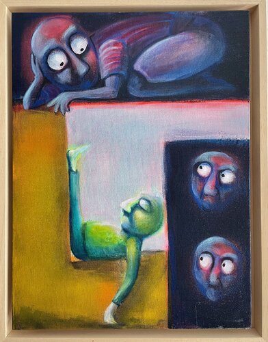 Waiting 3 de Katja Reichert, Pintura a la venta en Singulart
