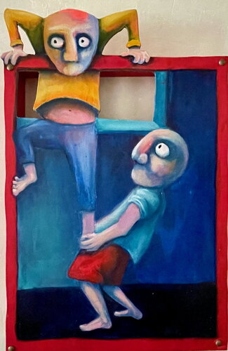 The Edge of Knowing di Katja Reichert, Pittura in vendita su Singulart