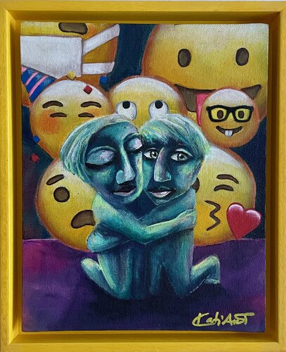 Please Hold van Katja Reichert, Schilderij te koop op Singulart