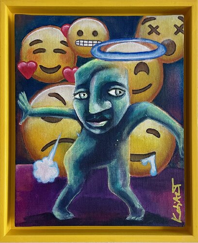 Play Along von Katja Reichert, Malerei kaufen auf Singulart