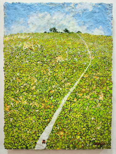 Beyond the green hill van lee yong wook, Schilderij te koop op Singulart