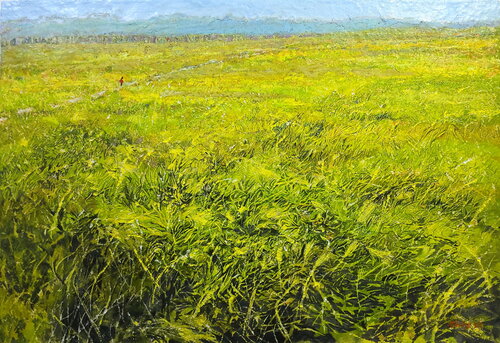 In the spring field breeze de lee yong wook, Pintura a la venta en Singulart