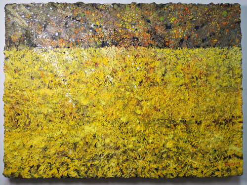 A field full of autumn sunlight de lee yong wook, Pintura a la venta en Singulart