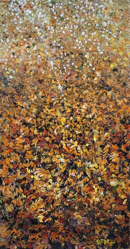 The sound of falling leaves de lee yong wook, Pintura a la venta en Singulart