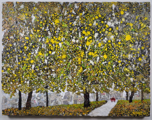 Forest of Coexistence: Radiant Harmony de lee yong wook, Pintura a la venta en Singulart