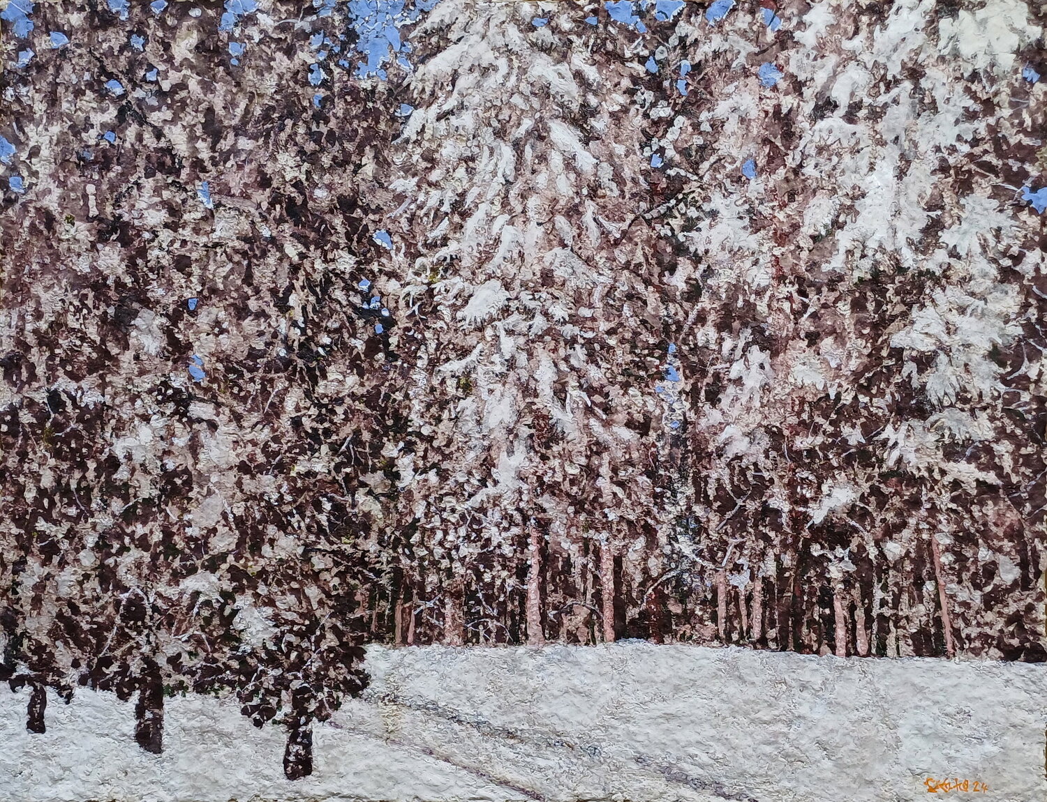 Winter forest snow viewing lee yong wook