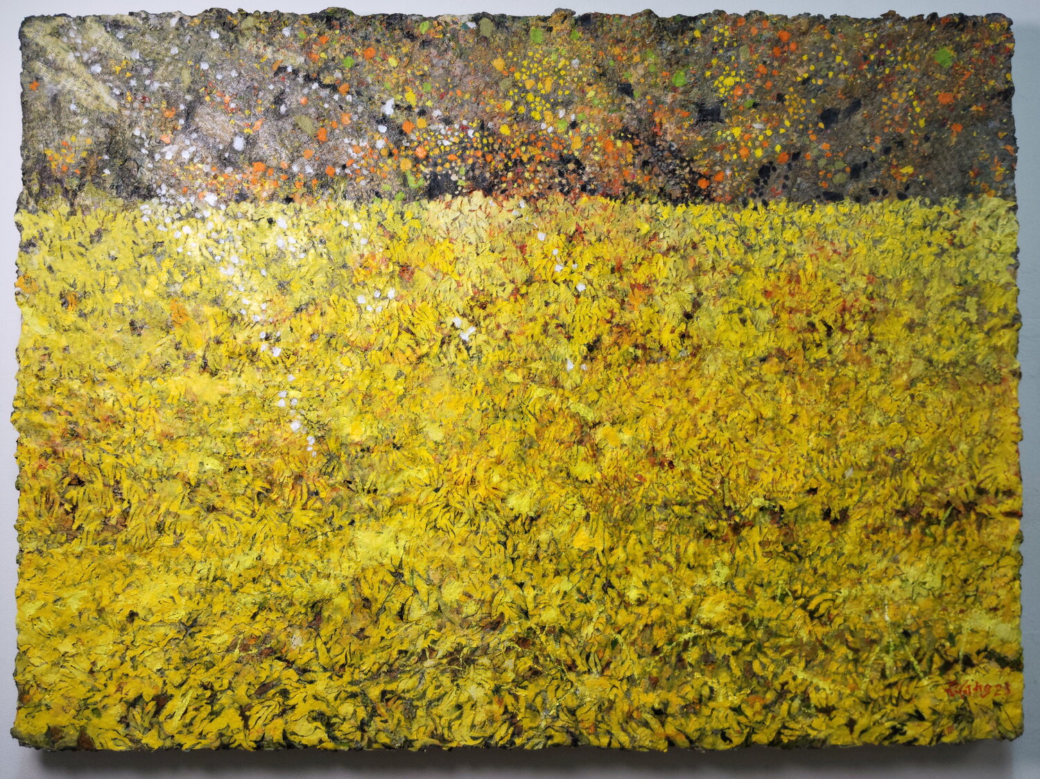 A field full of autumn sunlight lee yong wook Originalgemälde zu verkaufen
