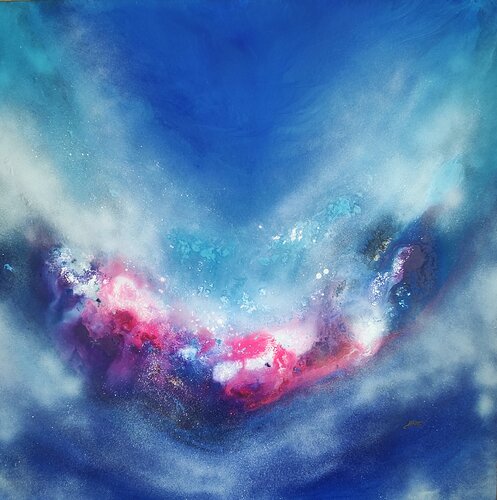 MURMURE DE L'ANGE van BEATA WISNIEWSKA KOWALEWSKA, Schilderij te koop op Singulart