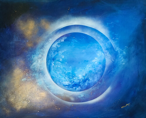 PORTES LE TEMPS van BEATA WISNIEWSKA KOWALEWSKA, Schilderij te koop op Singulart