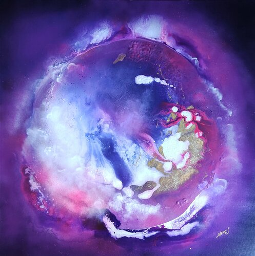 L'ESPACE CONSCIENTIEL van BEATA WISNIEWSKA KOWALEWSKA, Schilderij te koop op Singulart