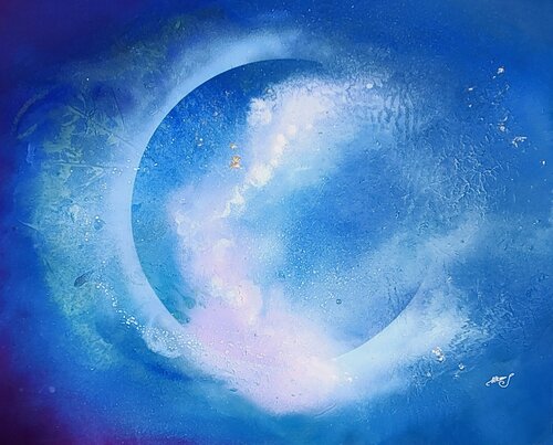 PRÉSENCE - The Purity of Existence van BEATA WISNIEWSKA KOWALEWSKA, Schilderij te koop op Singulart
