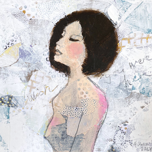 Wish you were here di Adriane Dworzak, Pittura in vendita su Singulart