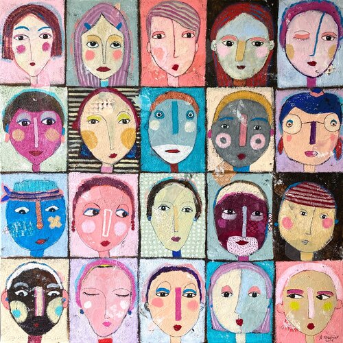 Moodboard di Adriane Dworzak, Pittura in vendita su Singulart