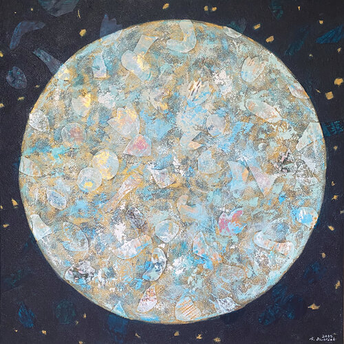Moon Safari di Adriane Dworzak, Pittura in vendita su Singulart