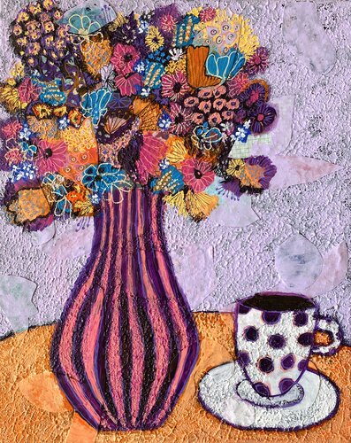 One more Coffee par Adriane Dworzak, Peinture en vente sur Singulart