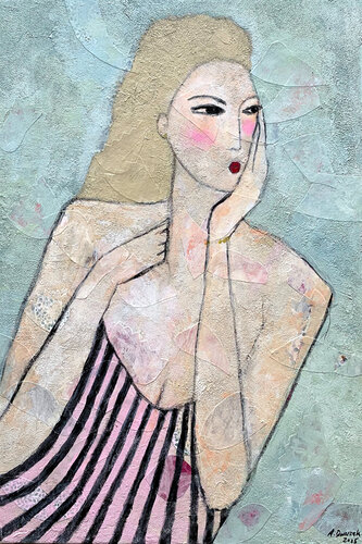 Wonder Why par Adriane Dworzak, Peinture en vente sur Singulart