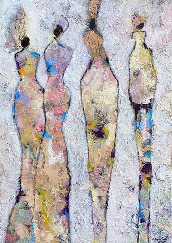 Varieté by Adriane Dworzak, Painting for Sale on Singulart