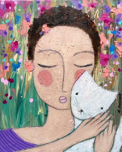 Verbunden de Adriane Dworzak, Pintura a la venta en Singulart