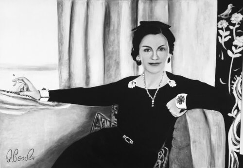 Coco Chanel di Marion Possler, Pittura in vendita su Singulart