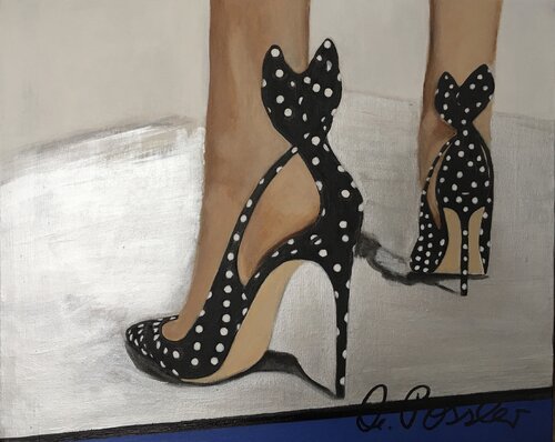 High Heels di Marion Possler, Pittura in vendita su Singulart