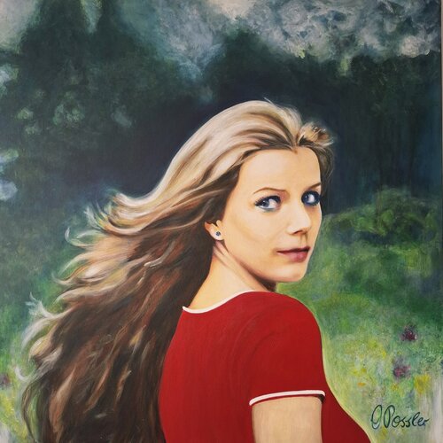 Selbstporträt by Marion Possler, Painting for Sale on Singulart