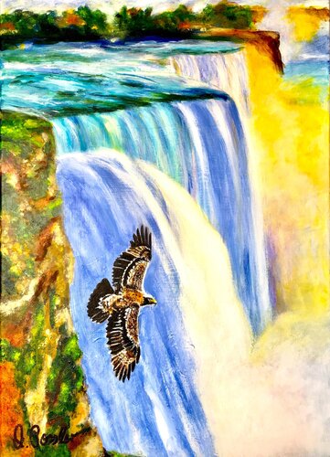 Der Adler by Marion Possler, Painting for Sale on Singulart