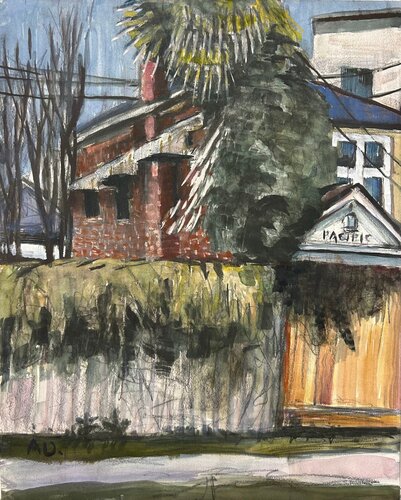 House on Pacific Street van Arthur Deatly, Schilderij te koop op Singulart