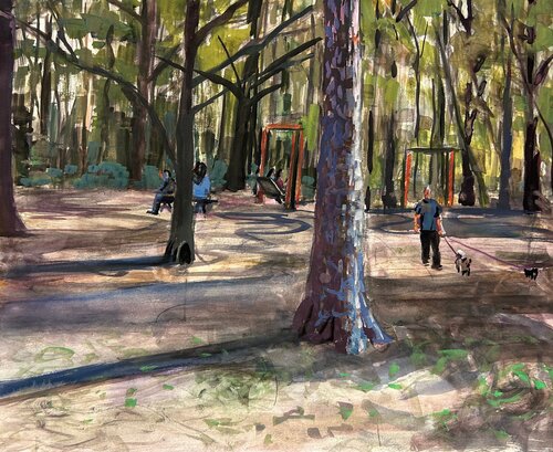 Kickerillo Melcher Preserve. de Arthur Deatly, Pintura a la venta en Singulart