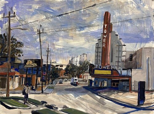 Tower Theater de Arthur Deatly, Pintura a la venta en Singulart