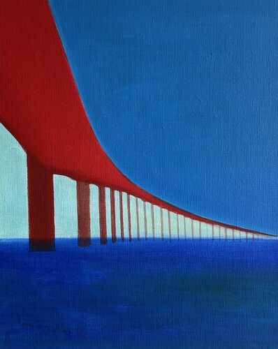Le pont von Edita Rakauskaite, Malerei kaufen auf Singulart