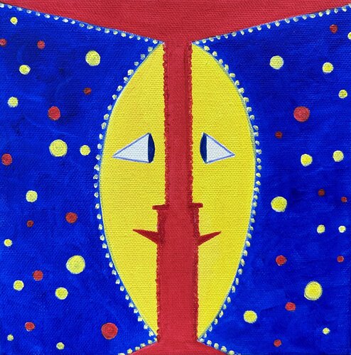Lettre "T" van Edita Rakauskaite, Schilderij te koop op Singulart
